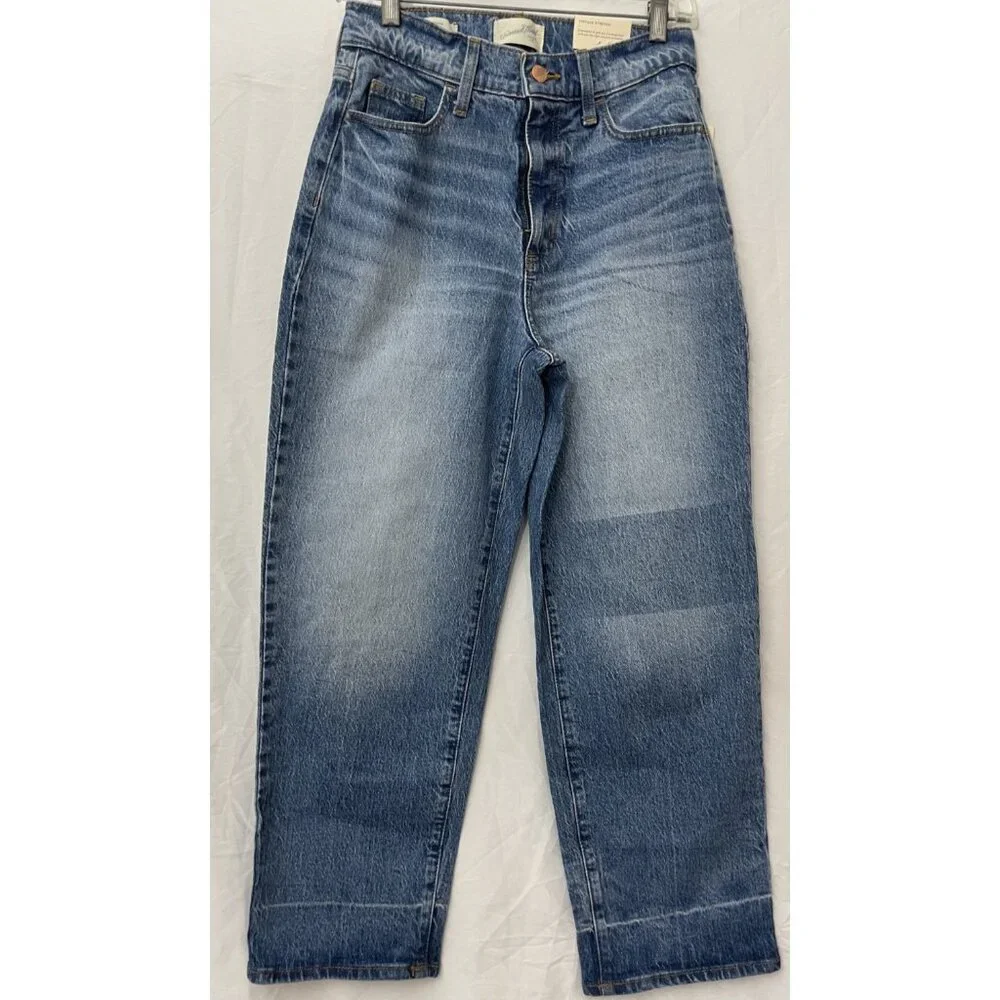 Universal Thread Women's Jeans Vintage Straight Blue Size 2S Pants Denim NWT - Picture 1 of 12